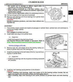 Manual de reparación Nissan Sentra B16 2006-2009: la guía para reparaciones de motor.
