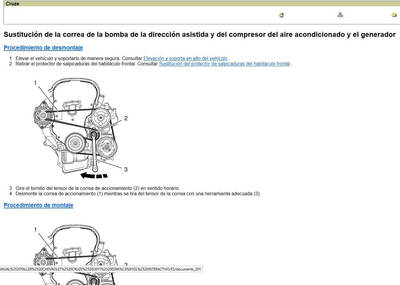 Guía de reparación del motor del Chevrolet Cruze 2012 en Español: pasos detallados y herramientas necesarias.
