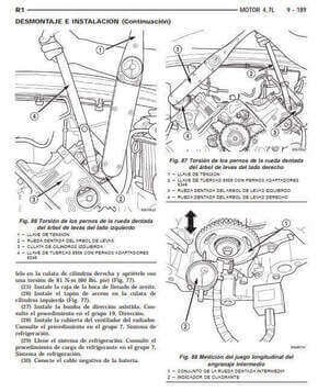 Reparación de motor Dodge Dakota 2000 en Español: soluciones expertas con el manual de reparación.