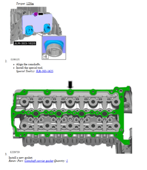 Manual de reparación del motor Ingenium (gasolina/diésel) y PHEV del Range Rover Evoque L551 (2019-2023). Guía de taller con especificaciones de servicio detalladas.