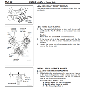 Reparación de frenos Mitsubishi Montero Pajero Sport 1999-2002 según manual de servicio.
