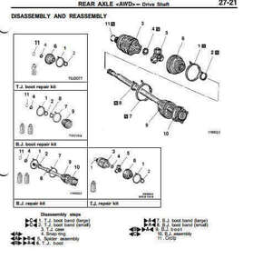 Mantenimiento de sistema de dirección Mitsubishi 3000GT 1992-1996.