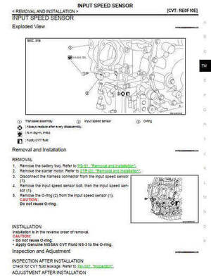 Guía de reparación Nissan Pathfinder R52 2013-2014: solución a problemas electricos y de sensores

