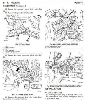 Reparación de motor Dodge Neon 2003-2006: detallada con el manual de servicio.