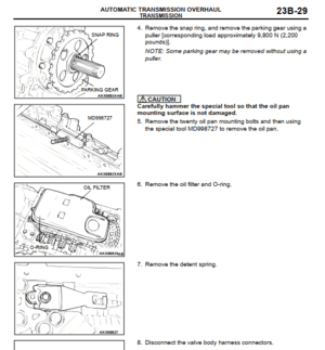 Guía de reparación Mitsubishi Montero Pajero 2003-2006 para problemas comunes de suspensión.
