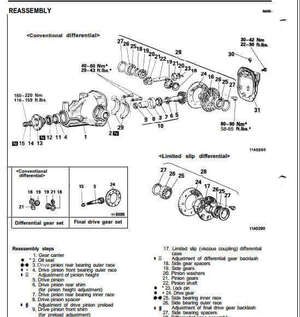 Mantenimiento de sistema de transmisión Mitsubishi Laser Talon Eclipse 1990-1991.
