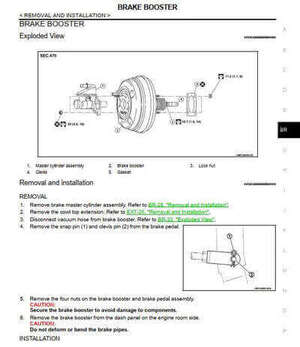 Reparación de frenos, dirección, transmisión Nissan Pathfinder R52 2013-2014
