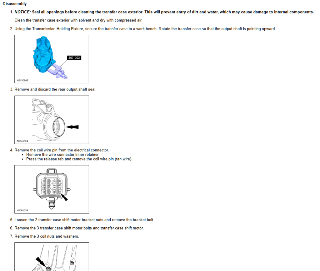 Reparación mecánica del Ford Expedition Navigator 2014 Interactivo: guía completa con textos y esquemas visuales.