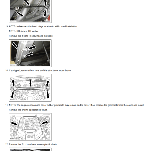 Guía paso a paso para reparar el motor de un Ford Mustang 2013-2014, con herramientas recomendadas.