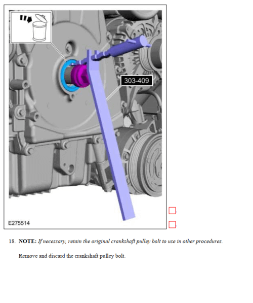 Guía técnica para la reparación del motor de un Ford Maverick 2020-2024, con instrucciones y diagramas.