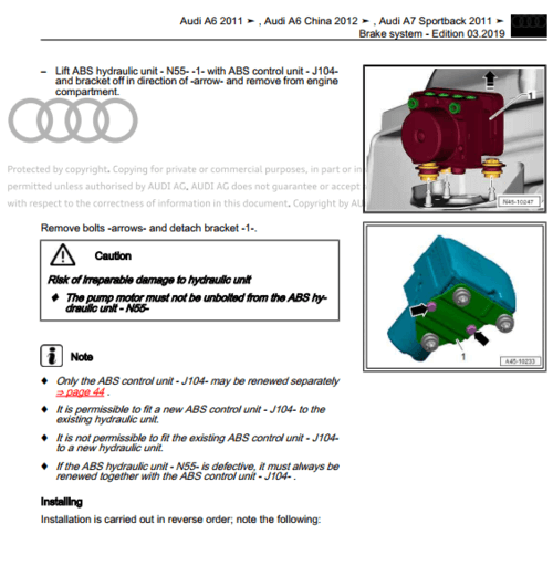 Manual de reparación Audi A6 2011-2018: soluciones expertas para tu vehículo.