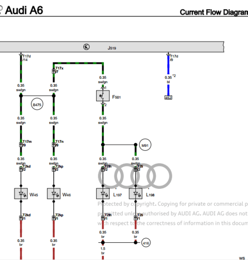 Accede a manuales de taller eléctrico Audi A6 2011-2018 con instrucciones paso a paso.