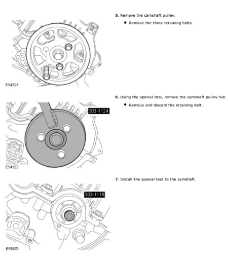 Procedimientos de taller para la reparación del motor del Land Rover Discovery 4 2009-2011. Manual de servicio con especificaciones detalladas del conjunto de potencia.