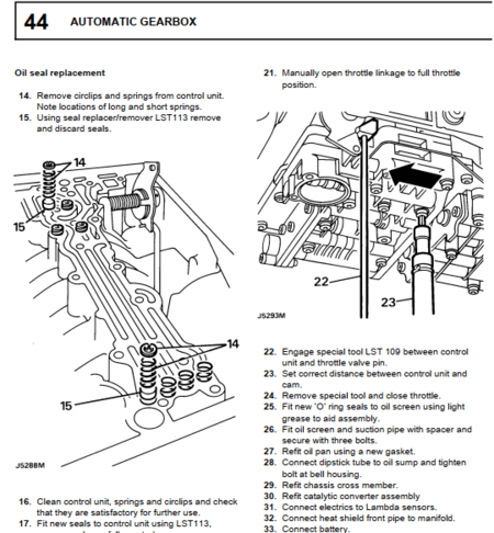 Instrucciones de reparación de la transmisión R380 y LT230 del Land Rover Discovery 1 (1994-1998). Manual de servicio con procedimientos de taller.