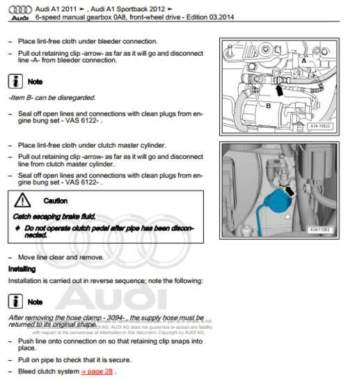 Guía de mantenimiento Audi A1 8X 2010-2018 para mantener tu vehículo en óptimas condiciones.