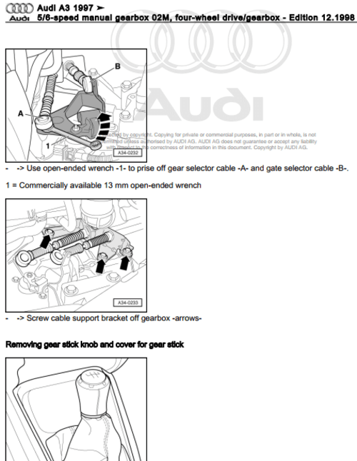 Reparación de motor eficiente con el manual de reparación Audi A3 8L 1997-2003.