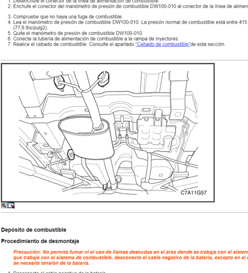 Guía técnica para la reparación del  Chevrolet Captiva 2009 Español, con herramientas y pasos.
