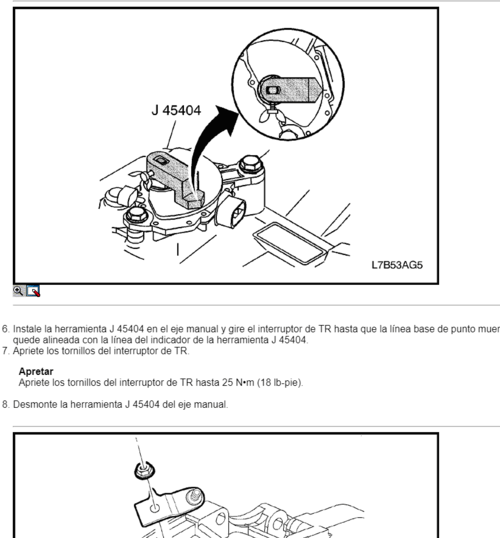 Procedimientos paso a paso para la reparación del Chevrolet Captiva 2010 Español, con herramientas.
