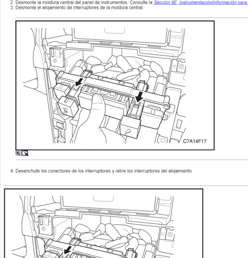 Instrucciones detalladas para reparar el motor del Chevrolet Captiva 2010 Español, con herramientas.
