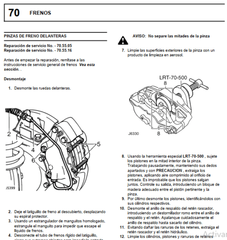 Manual de Taller completo para Land Rover Defender 300 Tdi (1996-1998) en Español. Documento de servicio con procedimientos de reparación y mantenimiento.