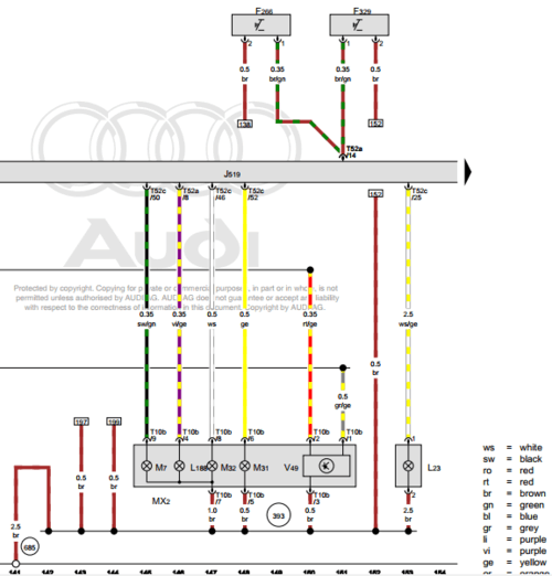 Manual de taller eléctrico para vehículos Audi A1 8X 2010-2018 con diagramas eléctricos detallados.