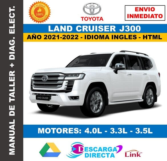 Manual de Reparación Toyota Land Cruiser J300&nbsp;(2021-2022)