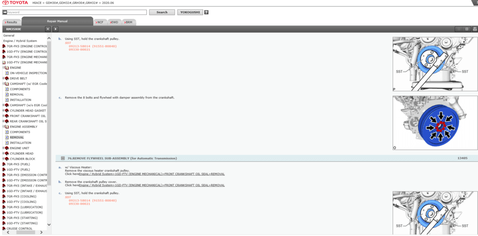 Guia de mantenimiento y servicio para el toyota Hiace 2019 al 2022