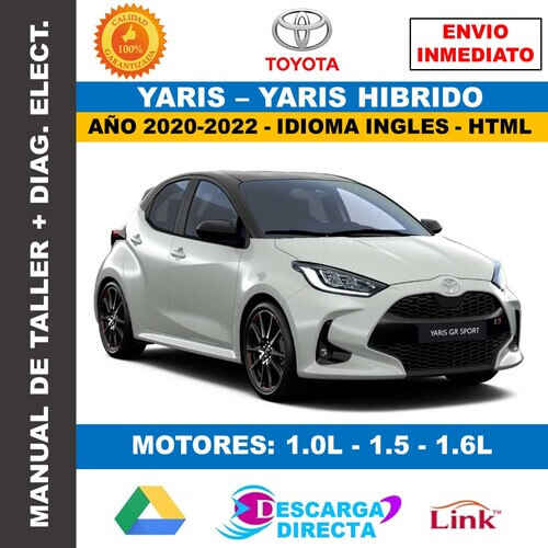 Manual de Reparación Toyota Yaris – Yaris Hibrido&nbsp;2020-2022