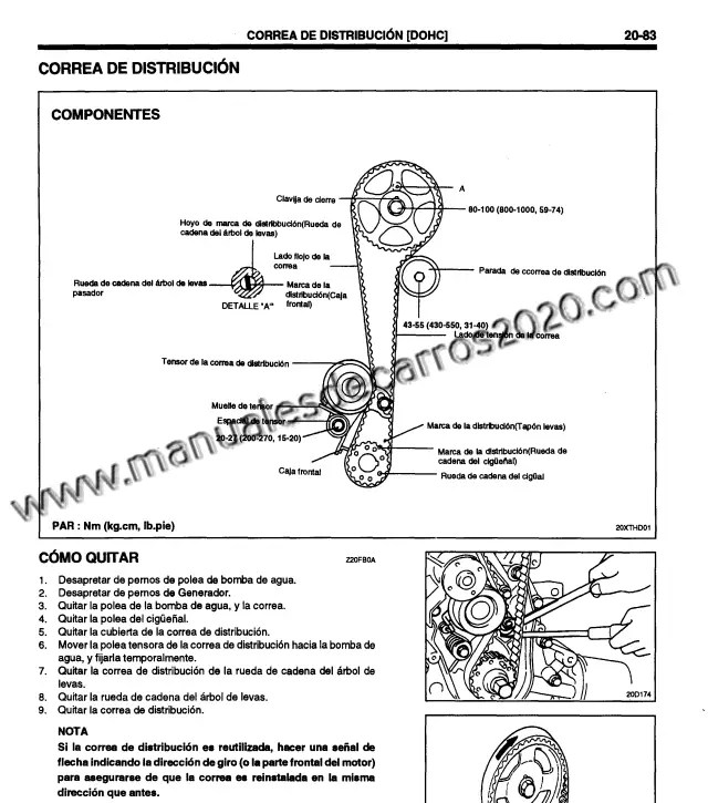 El manual de taller del motor del Hyundai Accent 1995-1999 en español ofrece información detallada para su reparación y mantenimiento.